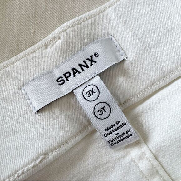 NEW SPANXshape EveryWear Wide Leg Jeans in Chalk Shaping Office Career Size 3X - Picture 11 of 13